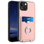 حافظة هاتف مع حامل بطاقة وخاتم R20، لهاتف iPhone 14 Plus، لهاتف iPhone 14، لهاتف iPhone 14 Pro، لهاتف iPhone 14 Pro Max، لهاتف iPhone SE 2022 / SE 2020 / 8، لهاتف iPhone 13 Pro Max، لهاتف iPhone 13 Pro، لهاتف iPhone 13