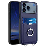 حافظة هاتف مع حامل بطاقة وخاتم R20، لهاتف iPhone 17 Pro Max، لهاتف iPhone 17 Pro، لهاتف iPhone 17، لهاتف iPhone Air، لهاتف iPhone 15 Pro Max، لهاتف iPhone 15 Pro، لهاتف iPhone 15 Plus، لهاتف iPhone 15