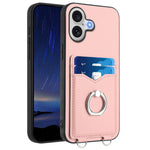 حافظة هاتف مع حامل بطاقة وخاتم R20، لهاتف iPhone 17 Pro Max، لهاتف iPhone 17 Pro، لهاتف iPhone 17، لهاتف iPhone Air، لهاتف iPhone 15 Pro Max، لهاتف iPhone 15 Pro، لهاتف iPhone 15 Plus، لهاتف iPhone 15