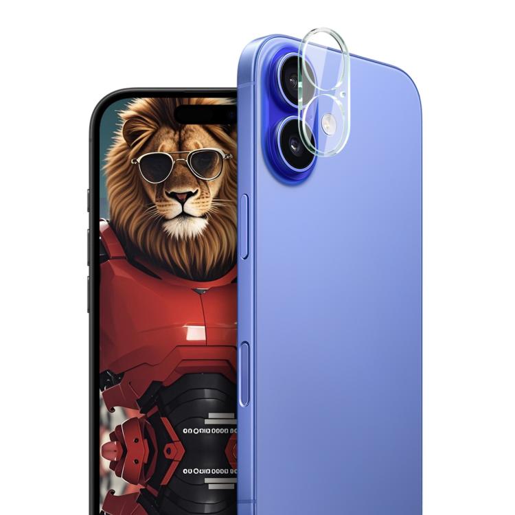 فيلم عدسة زجاجية متكاملة عالية الدقة من imak، لهواتف iPhone 16e / 17e، iPhone 17 Pro Max، iPhone 17 Pro، iPhone 17، iPhone Air، iPhone 16 Pro / 16 Pro Max، iPhone 16 / 16 Plus