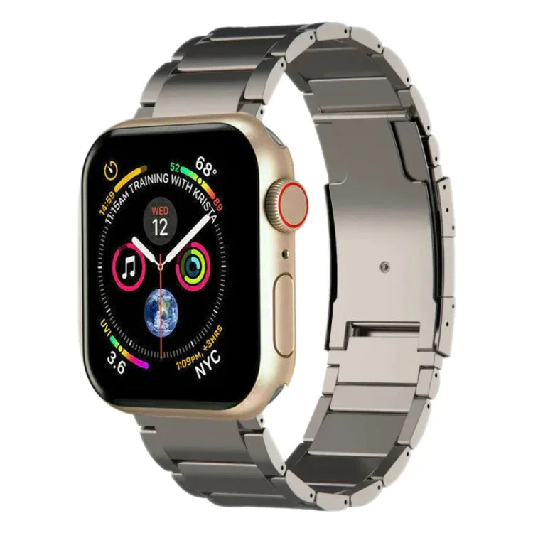 Titanium Metal Watch Band, For Apple Watch Series 7 41mm, For Apple Watch Series 7 45mm, For Apple Watch SE 40mm, For Apple Watch SE 44mm, For Apple Watch Series 6 40mm, For Apple Watch Series 6 44mm, For Apple Watch Series 5 44mm                      ...
