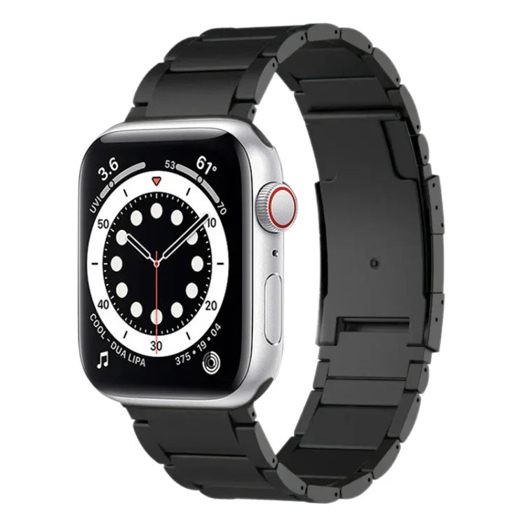 Titanium Metal Watch Band, For Apple Watch Series 7 41mm, For Apple Watch Series 7 45mm, For Apple Watch SE 40mm, For Apple Watch SE 44mm, For Apple Watch Series 6 40mm, For Apple Watch Series 6 44mm, For Apple Watch Series 5 44mm                      ...