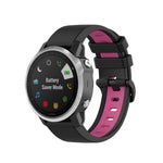 Silicone Two-color Strap, For Garmin Fenix 6