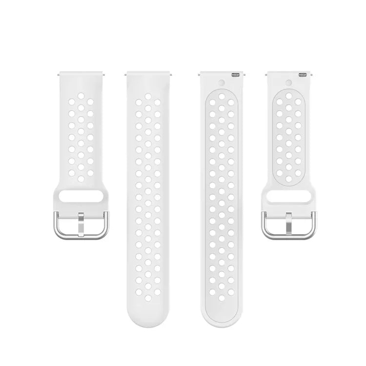 سوار رياضي من السيليكون بلون صلب موديل R850، الحجم: حجم حر 20مم، لساعات Galaxy Watch 3 مقاس 41مم