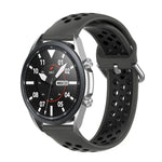 سوار رياضي من السيليكون بلونين، الحجم: حجم حر 20مم، لساعات Galaxy Watch 3 مقاس 41مم