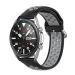 سوار رياضي من السيليكون بلونين، الحجم: حجم حر 20مم، لساعات Galaxy Watch 3 مقاس 41مم