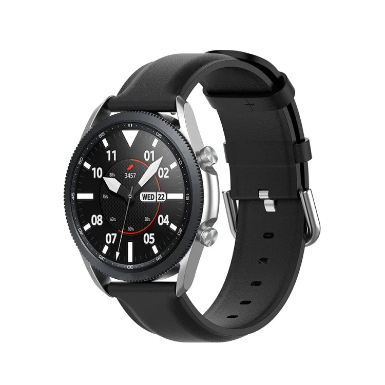 سوار جلد ذيل دائري، الحجم: حجم حر 20مم، لساعات Galaxy Watch 3 مقاس 41مم