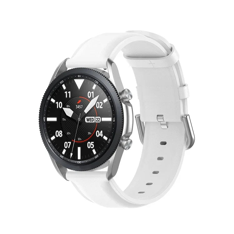 سوار جلد ذيل دائري، الحجم: حجم حر 20مم، لساعات Galaxy Watch 3 مقاس 41مم