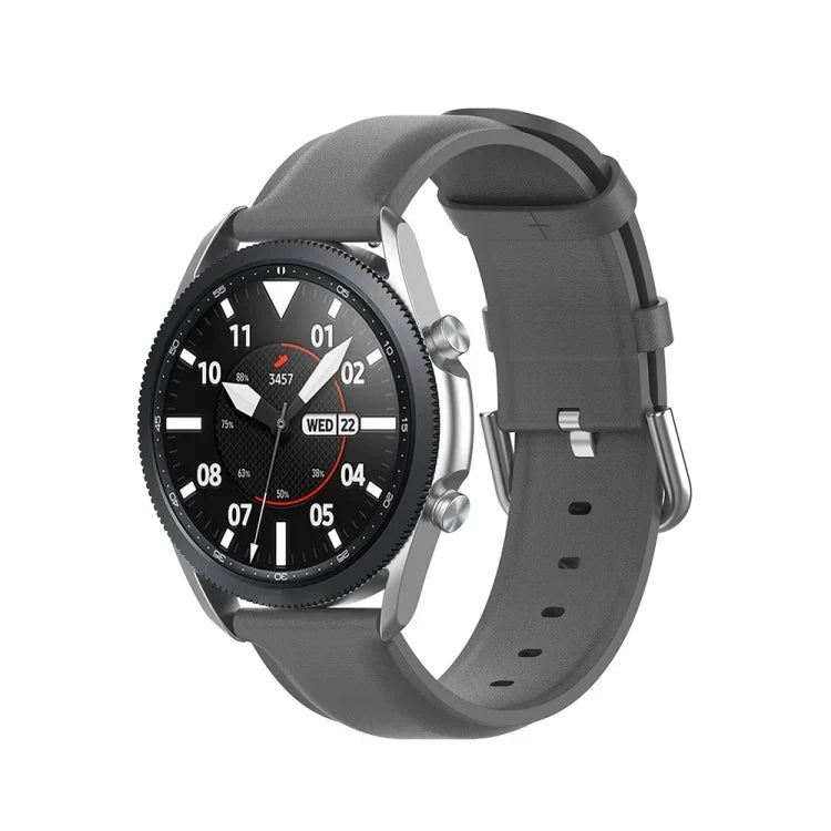 سوار جلد ذيل دائري، الحجم: حجم حر 20مم، لساعات Galaxy Watch 3 مقاس 41مم