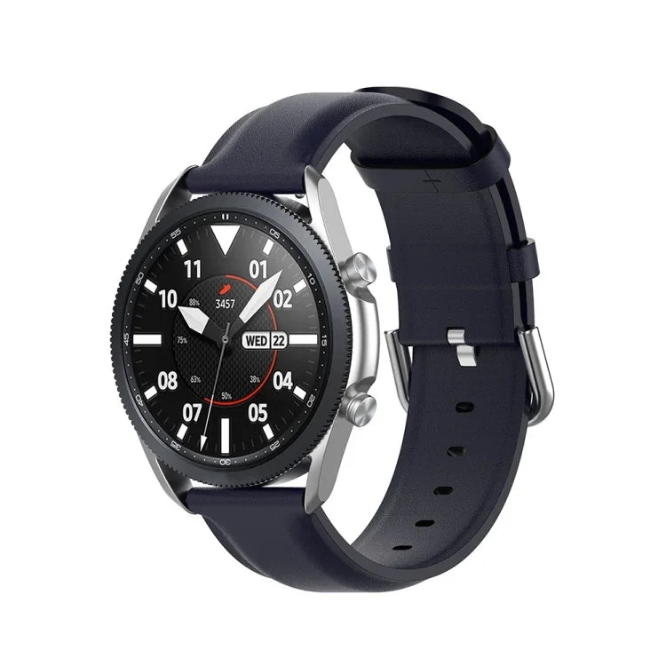 سوار جلد ذيل دائري، الحجم: حجم حر 20مم، لساعات Galaxy Watch 3 مقاس 41مم