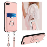 حافظة هاتف بحامل بطاقات بحلقة وحبل عابر للجسم R20، لهواتف iPhone 14 Plus، iPhone 14، iPhone 14 Pro، iPhone 14 Pro Max، iPhone SE 2022 / SE 2020 / 8، iPhone 13 Pro Max، iPhone 13 Pro، iPhone 13