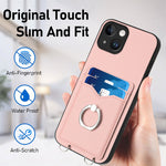 حافظة هاتف بحامل بطاقات بحلقة وحبل عابر للجسم R20، لهواتف iPhone 13 mini، iPhone 12، iPhone 12 Pro Max، iPhone 12 Pro، iPhone 12 mini، iPhone 11 Pro Max، iPhone 11، iPhone 11 Pro