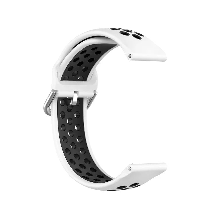 سوار رياضي من السيليكون بلونين، الحجم: 22مم، لساعات Galaxy Watch 3 مقاس 45مم