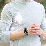 سوار جلد ذيل دائري، الحجم: حجم حر 22مم، لساعات Galaxy Watch 3 مقاس 45مم