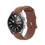 سوار جلد ذيل دائري، الحجم: حجم حر 22مم، لساعات Galaxy Watch 3 مقاس 45مم