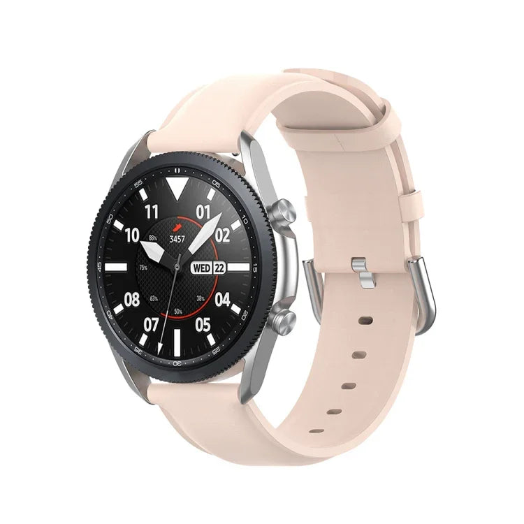 سوار جلد ذيل دائري، الحجم: حجم حر 22مم، لساعات Galaxy Watch 3 مقاس 45مم