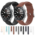 سوار جلد ذيل دائري، الحجم: حجم حر 22مم، لساعات Galaxy Watch 3 مقاس 45مم