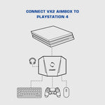 محول لوحة مفاتيح وفأرة لجهاز ألعاب GameSir LeadJoy VX2 AimBox لأجهزة Xbox / PS4