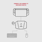 محول لوحة مفاتيح وفأرة لجهاز ألعاب GameSir LeadJoy VX2 AimBox لأجهزة Xbox / PS4