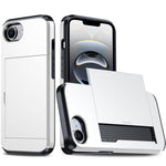 غطاء هاتف مضاد للصدمات مع فتحة بطاقة، لهواتف iPhone 17e / 16e، iPhone 17 Pro Max، iPhone 17 Pro، iPhone 17