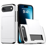 غطاء هاتف مضاد للصدمات مع فتحة بطاقة، لهواتف iPhone Air، iPhone 16 Pro Max، iPhone 16 Pro، iPhone 16 Plus