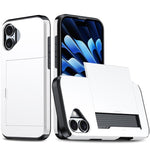 غطاء هاتف مضاد للصدمات مع فتحة بطاقة، لهواتف iPhone 17e / 16e، iPhone 17 Pro Max، iPhone 17 Pro، iPhone 17