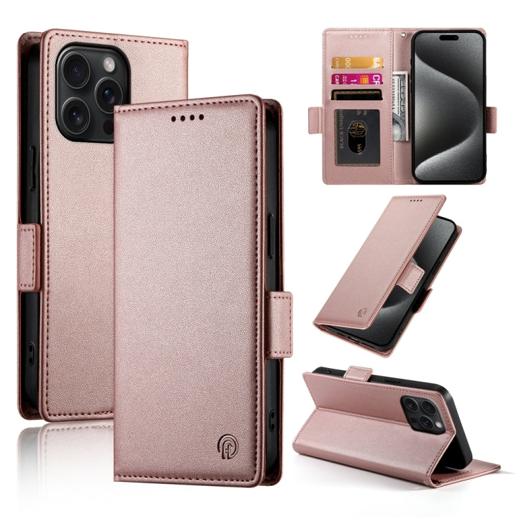 حافظة هاتف جلدية غير لامعة بمشبك جانبي مغناطيسي، لهواتف iPhone 16 Pro، iPhone 16 Plus، iPhone 16، iPhone 15 Pro Max، iPhone 15 Pro، iPhone 15 Plus