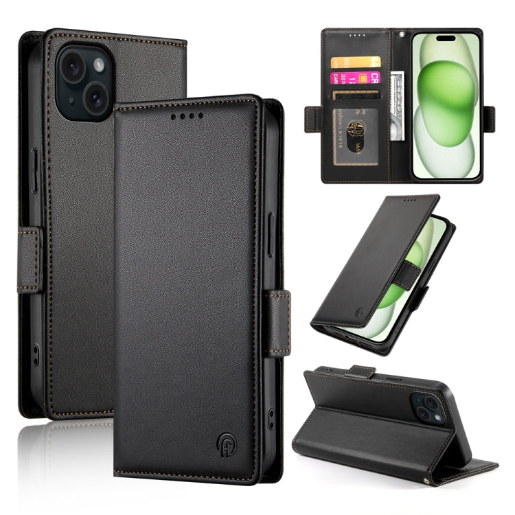 حافظة هاتف جلدية غير لامعة بمشبك جانبي مغناطيسي، لهواتف iPhone 16 Pro، iPhone 16 Plus، iPhone 16، iPhone 15 Pro Max، iPhone 15 Pro، iPhone 15 Plus