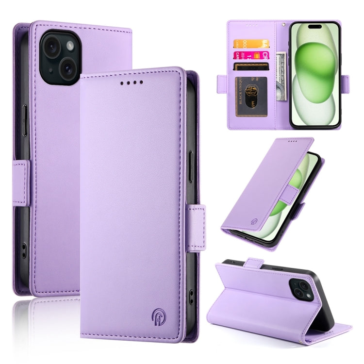 حافظة هاتف جلدية غير لامعة بمشبك جانبي مغناطيسي، لهواتف iPhone 16 Pro، iPhone 16 Plus، iPhone 16، iPhone 15 Pro Max، iPhone 15 Pro، iPhone 15 Plus