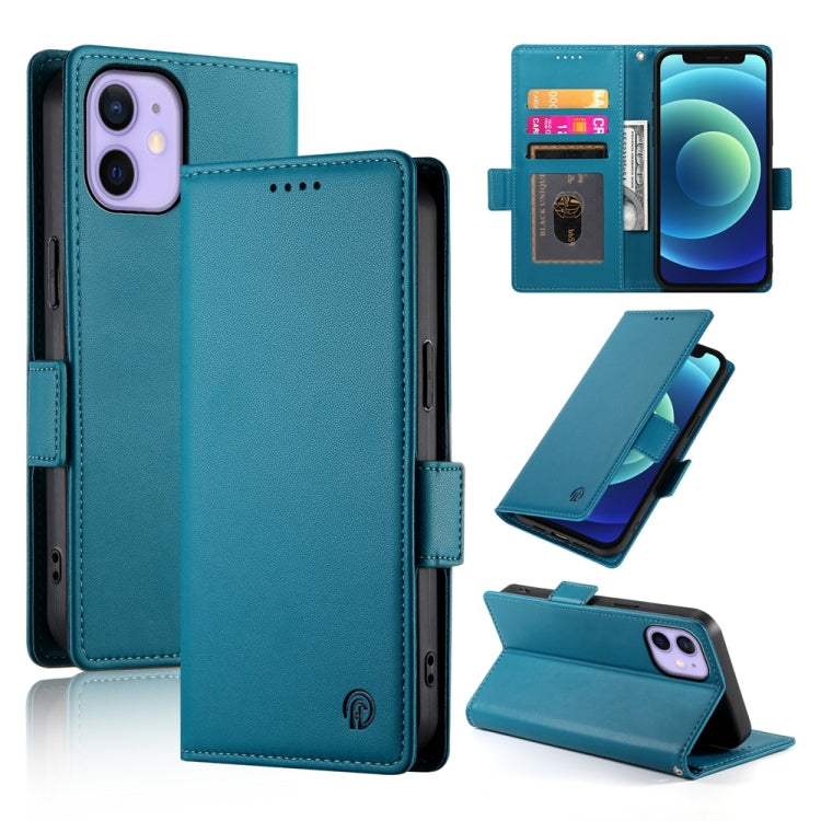 حافظة هاتف جلدية غير لامعة بمشبك جانبي مغناطيسي، لهواتف iPhone 12 mini، iPhone 11 Pro Max، iPhone 11، iPhone 11 Pro، iPhone X / XS، iPhone XR