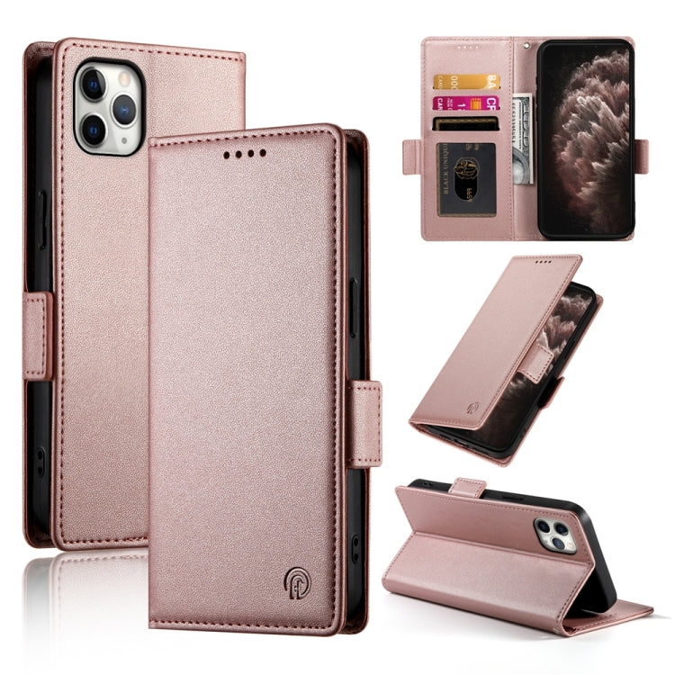 حافظة هاتف جلدية غير لامعة بمشبك جانبي مغناطيسي، لهواتف iPhone 12 mini، iPhone 11 Pro Max، iPhone 11، iPhone 11 Pro، iPhone X / XS، iPhone XR