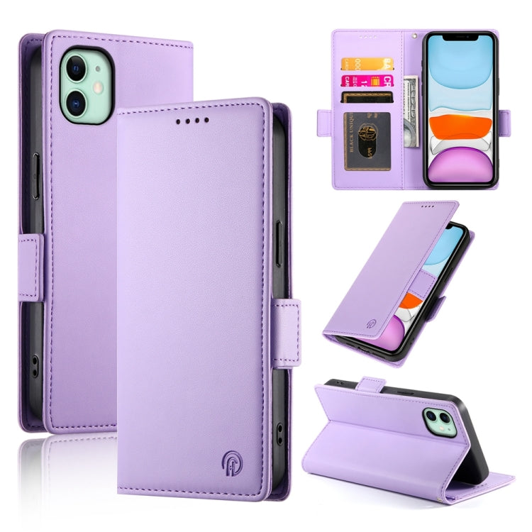حافظة هاتف جلدية غير لامعة بمشبك جانبي مغناطيسي، لهواتف iPhone 12 mini، iPhone 11 Pro Max، iPhone 11، iPhone 11 Pro، iPhone X / XS، iPhone XR