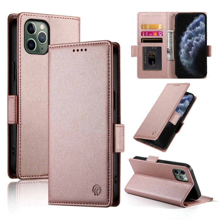 حافظة هاتف جلدية غير لامعة بمشبك جانبي مغناطيسي، لهواتف iPhone 12 mini، iPhone 11 Pro Max، iPhone 11، iPhone 11 Pro، iPhone X / XS، iPhone XR