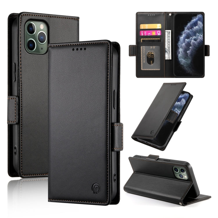 حافظة هاتف جلدية غير لامعة بمشبك جانبي مغناطيسي، لهواتف iPhone 12 mini، iPhone 11 Pro Max، iPhone 11، iPhone 11 Pro، iPhone X / XS، iPhone XR