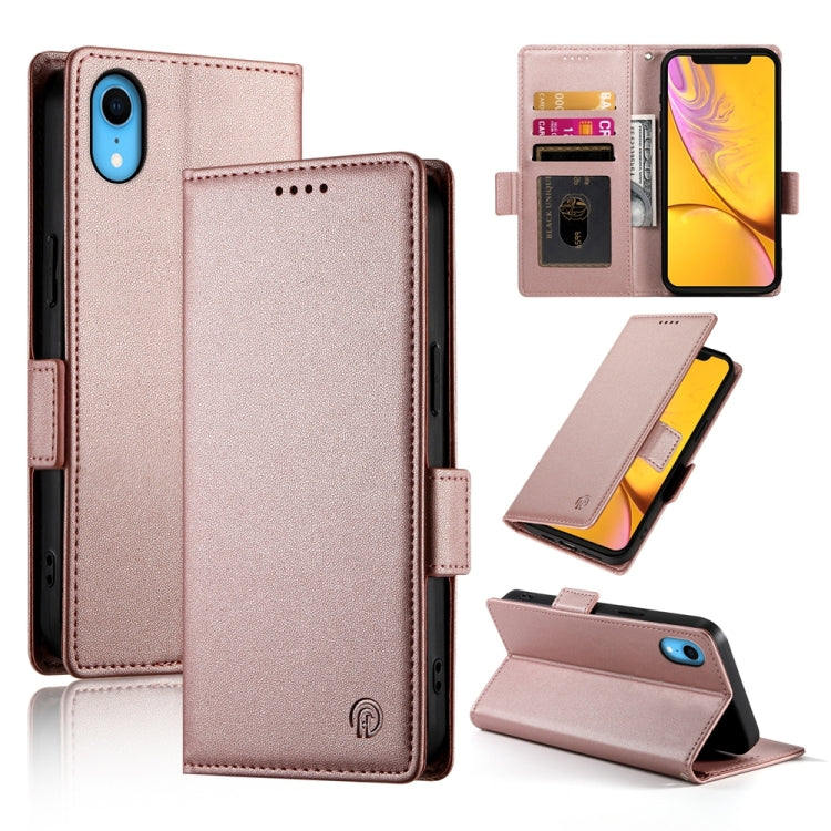 حافظة هاتف جلدية غير لامعة بمشبك جانبي مغناطيسي، لهواتف iPhone 12 mini، iPhone 11 Pro Max، iPhone 11، iPhone 11 Pro، iPhone X / XS، iPhone XR
