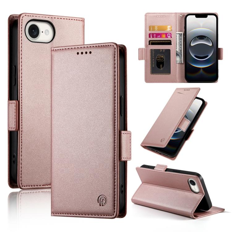 حافظة هاتف جلدية غير لامعة بمشبك جانبي مغناطيسي، لهواتف iPhone 17e / 16e، iPhone 17 Pro Max، iPhone 17 Pro، iPhone 17، iPhone Air، iPhone 16 Pro Max