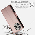 حافظة هاتف جلدية غير لامعة بمشبك جانبي مغناطيسي، لهواتف iPhone 16 Pro، iPhone 16 Plus، iPhone 16، iPhone 15 Pro Max، iPhone 15 Pro، iPhone 15 Plus