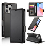 حافظة هاتف جلدية غير لامعة بمشبك جانبي مغناطيسي، لهواتف iPhone 16 Pro، iPhone 16 Plus، iPhone 16، iPhone 15 Pro Max، iPhone 15 Pro، iPhone 15 Plus