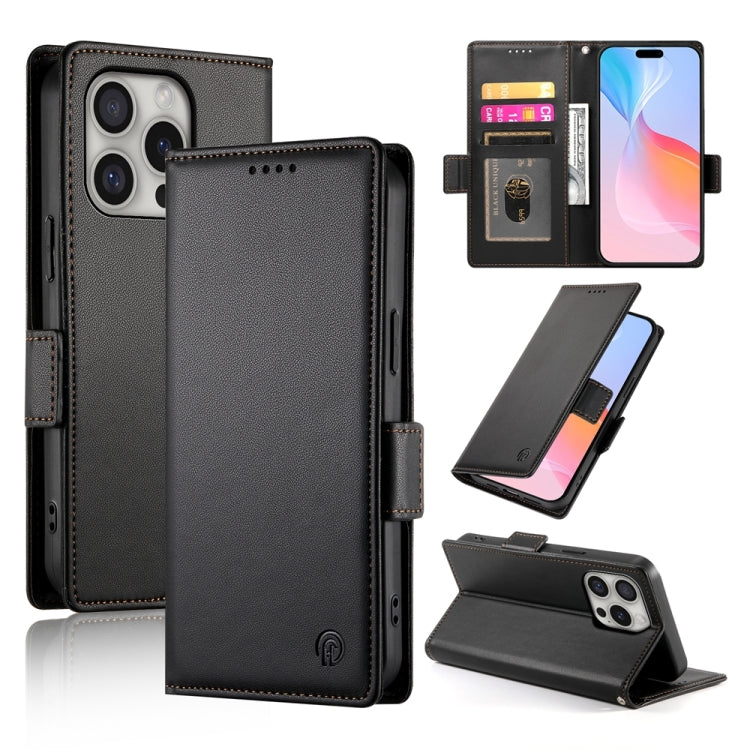 حافظة هاتف جلدية غير لامعة بمشبك جانبي مغناطيسي، لهواتف iPhone 16 Pro، iPhone 16 Plus، iPhone 16، iPhone 15 Pro Max، iPhone 15 Pro، iPhone 15 Plus