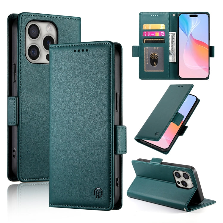 حافظة هاتف جلدية غير لامعة بمشبك جانبي مغناطيسي، لهواتف iPhone 16 Pro، iPhone 16 Plus، iPhone 16، iPhone 15 Pro Max، iPhone 15 Pro، iPhone 15 Plus