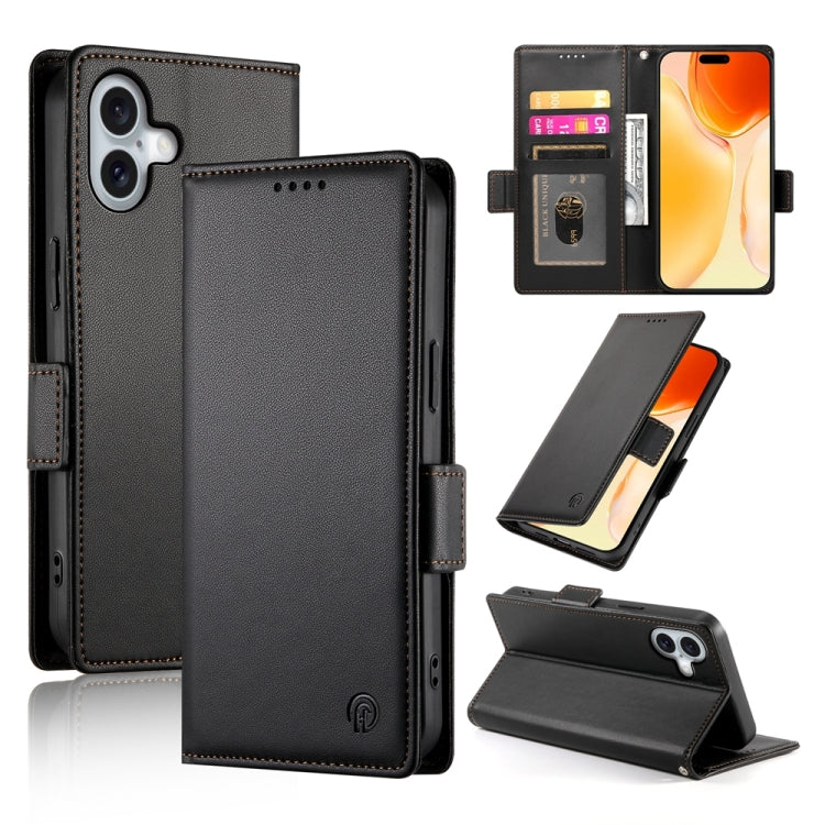 حافظة هاتف جلدية غير لامعة بمشبك جانبي مغناطيسي، لهواتف iPhone 16 Pro، iPhone 16 Plus، iPhone 16، iPhone 15 Pro Max، iPhone 15 Pro، iPhone 15 Plus