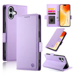 حافظة هاتف جلدية غير لامعة بمشبك جانبي مغناطيسي، لهواتف iPhone 16 Pro، iPhone 16 Plus، iPhone 16، iPhone 15 Pro Max، iPhone 15 Pro، iPhone 15 Plus
