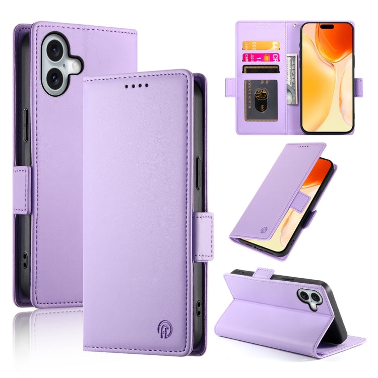 حافظة هاتف جلدية غير لامعة بمشبك جانبي مغناطيسي، لهواتف iPhone 16 Pro، iPhone 16 Plus، iPhone 16، iPhone 15 Pro Max، iPhone 15 Pro، iPhone 15 Plus
