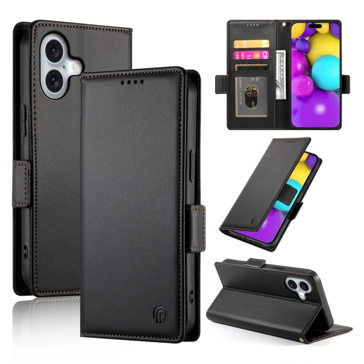 حافظة هاتف جلدية غير لامعة بمشبك جانبي مغناطيسي، لهواتف iPhone 16 Pro، iPhone 16 Plus، iPhone 16، iPhone 15 Pro Max، iPhone 15 Pro، iPhone 15 Plus