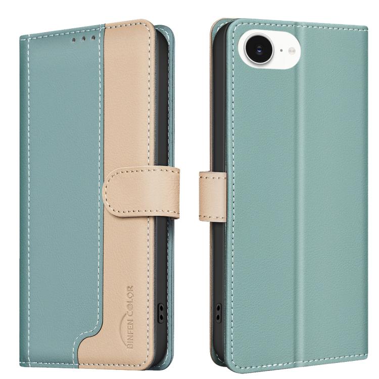 حافظة هاتف جلدية مقاومة للسرقة بتقنية RFID مع تطابق الألوان، لهواتف iPhone 17e / 16e، iPhone 17 Pro Max، iPhone 17 Pro، iPhone 17، iPhone Air، iPhone 16 Pro Max، iPhone 16 Pro، iPhone 16 Plus، iPhone 16