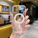 حافظة هاتف شفافة من الأكريليك TPU مع فتحة كبيرة للكاميرا وماجسيف مغناطيسي، لهواتف iPhone 17 Pro Max، iPhone 17 Pro، iPhone 17، iPhone Air، iPhone 16 Pro Max، iPhone 16 Pro، iPhone 16 Plus، iPhone 16