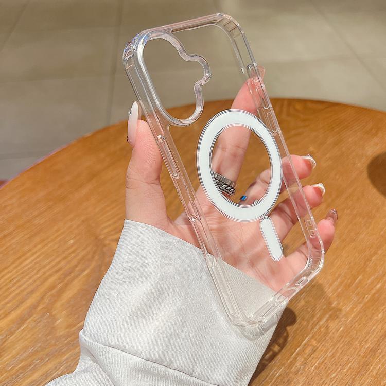 حافظة هاتف شفافة من الأكريليك TPU مع فتحة كبيرة للكاميرا وماجسيف مغناطيسي، لهواتف iPhone 17 Pro Max، iPhone 17 Pro، iPhone 17، iPhone Air، iPhone 16 Pro Max، iPhone 16 Pro، iPhone 16 Plus، iPhone 16