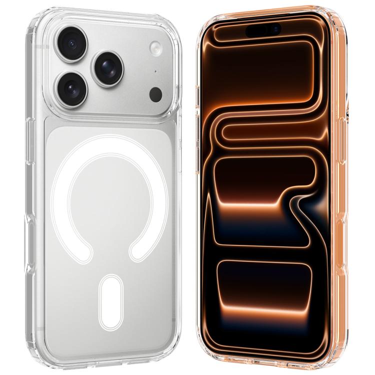 حافظة هاتف شفافة من الأكريليك TPU مع فتحة كبيرة للكاميرا وماجسيف مغناطيسي، لهواتف iPhone 17 Pro Max، iPhone 17 Pro، iPhone 17، iPhone Air، iPhone 16 Pro Max، iPhone 16 Pro، iPhone 16 Plus، iPhone 16
