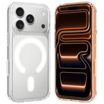 حافظة هاتف شفافة من الأكريليك TPU مع فتحة كبيرة للكاميرا وماجسيف مغناطيسي، لهواتف iPhone 17 Pro Max، iPhone 17 Pro، iPhone 17، iPhone Air، iPhone 16 Pro Max، iPhone 16 Pro، iPhone 16 Plus، iPhone 16