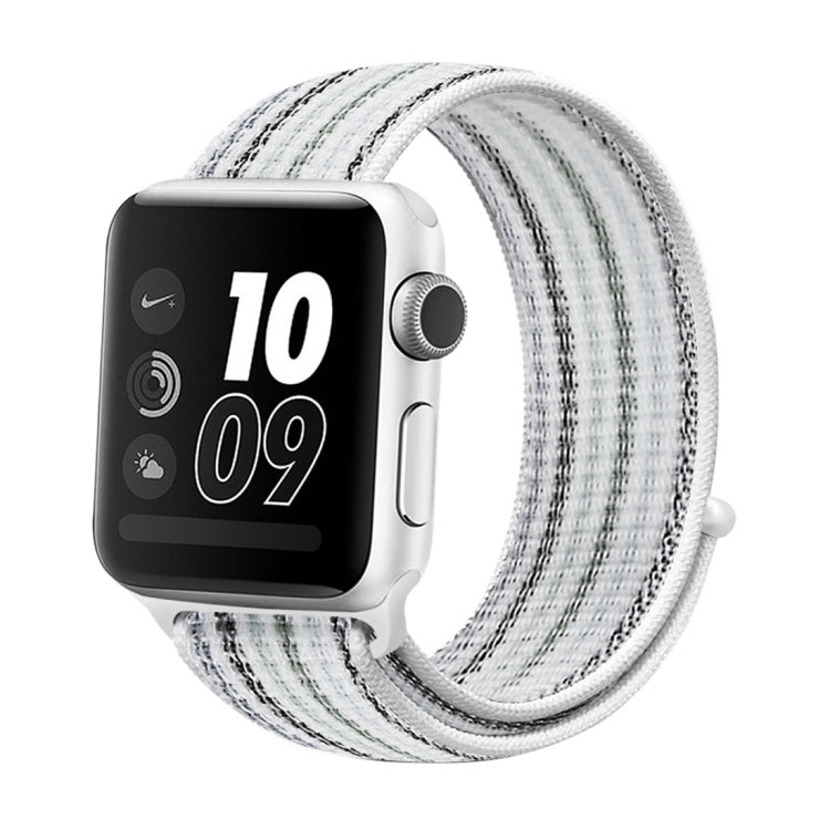Nylon Loop Watchband, For Apple Watch Series 8&7 41mm / SE 2&6&SE&5&4 40mm / 3&2&1 38mm, For Apple Watch Ultra 49mm / Series 8&7 45mm / SE 2&6&SE&5&4 44mm / 3&2&1 42mm, For Apple Watch Series 7 45mm / 6 & SE & 5 & 4 44mm / 3 & 2 & 1 42mm               ...